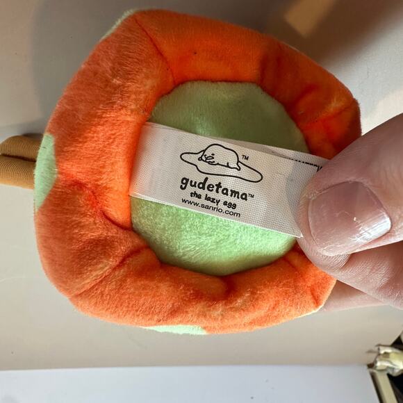 Gund Gudetama The Lazy Egg Sanrio Plush Noodle Bowl Chopsticks Ramen Stuffed Toy - Picture 5 of 7